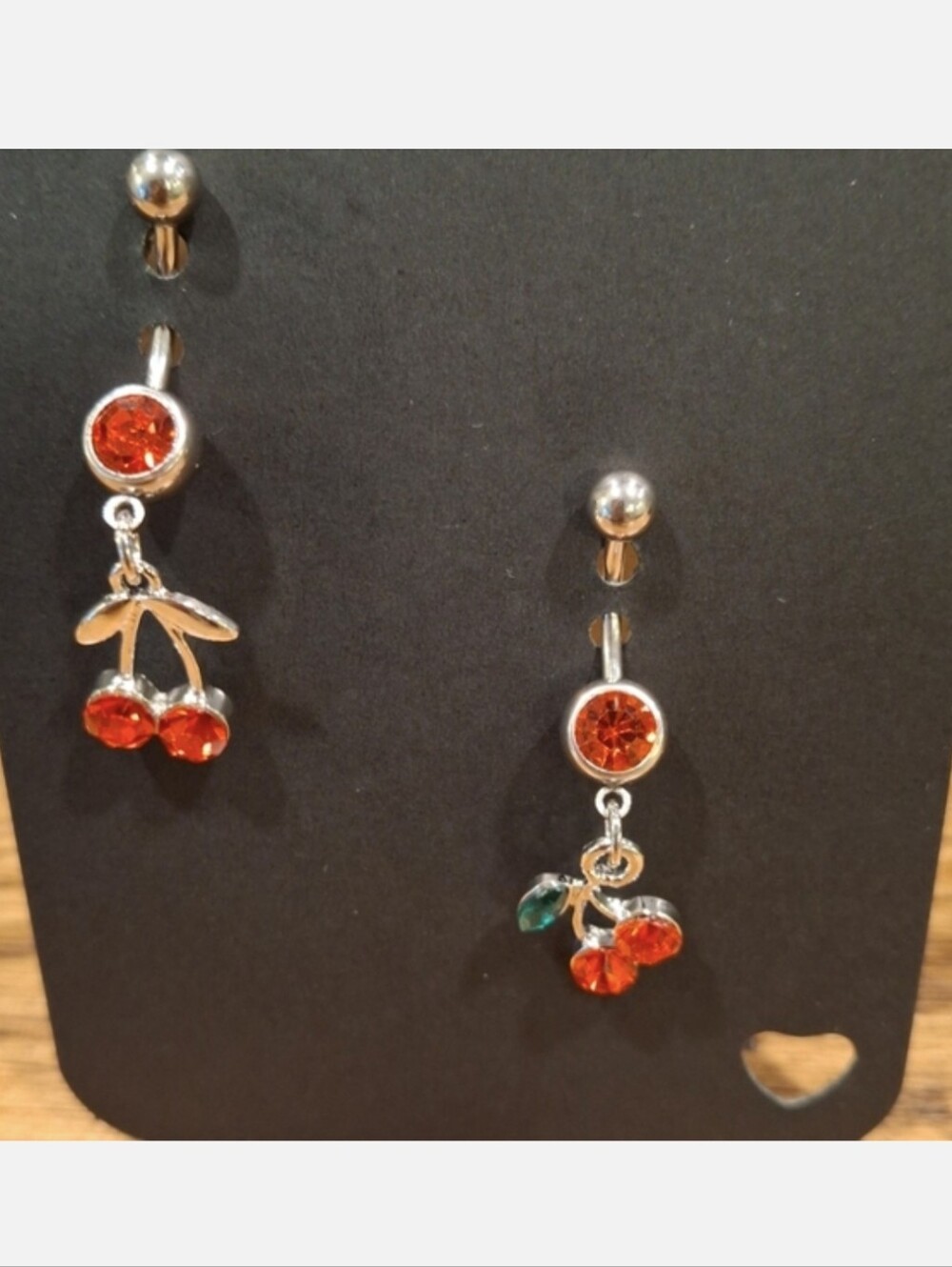 Cherry Belly Button Rings